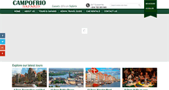 Desktop Screenshot of campofrio-safaris.com